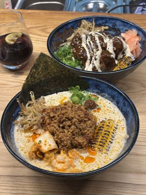 Tantanmen ramen  at Maneki in Worcester