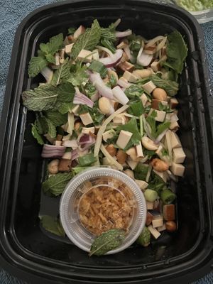 Tofu Larb  at Mongkut Thai in San Clemente