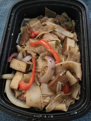 Drunken noodle  at Mongkut Thai in San Clemente
