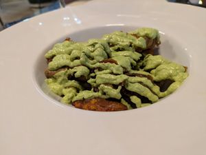 Potatoes and green aioli at Bespoke in El Puerto De Santa Maria