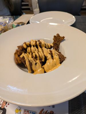 Fried shrooms in adobo at Bespoke in El Puerto De Santa Maria