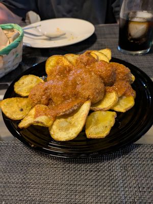 Aubergine neatballs at Bespoke in El Puerto De Santa Maria