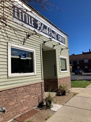 Front entrance  at Little Black Heart Coffee  in North Tonawanda