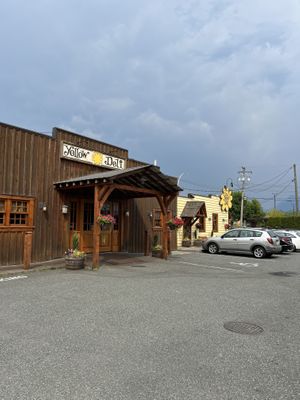 Outside  at The Yellow Deli in Chilliwack