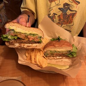 Veggie Burger  at The Yellow Deli in Chilliwack
