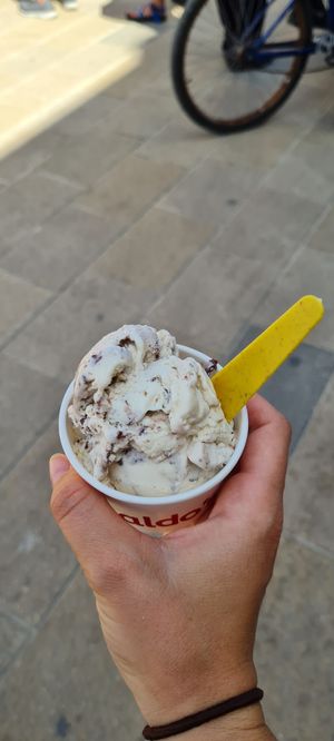 Stracciatella at Aldo's Gelato in Playa Del Carmen