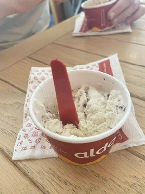   at Aldo's Gelato in Playa Del Carmen