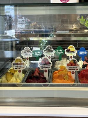   at Aldo's Gelato in Playa Del Carmen