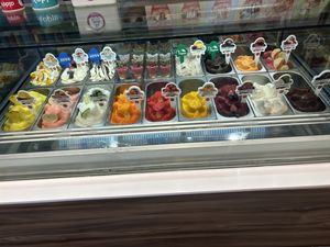 Options   at Aldo's Gelato in Playa Del Carmen