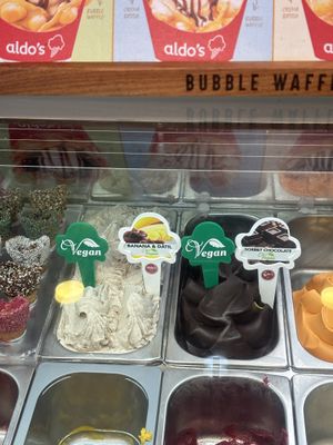   at Aldo's Gelato in Playa Del Carmen