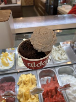  at Aldo's Gelato in Playa Del Carmen