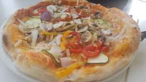 La Vegana Pizza at Signor Valentino in Cardiff