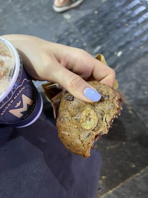 Banana-choco cookie   at Maison Marou Saigon in Ho Chi Minh City