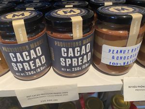 Important to read labels in this place!  at Maison Marou Saigon in Ho Chi Minh City