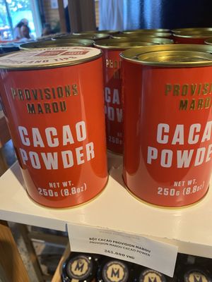 Vegan cocao  at Maison Marou Saigon in Ho Chi Minh City