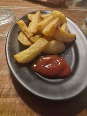 Fries at The Irish Embassy in Koh Lanta