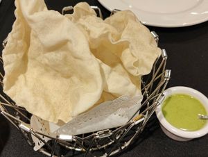 Papadum at AWADH in Central Singapore