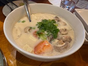 Tom Kha with Tofu at Chai Yo Thai Vegetarian in San Mateo