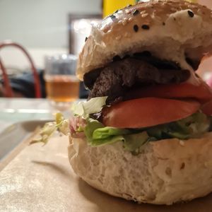 Seitan burger 🍔 at Humble Berlin in Berlin