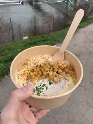   at Hummus Bar - Bartok in Budapest