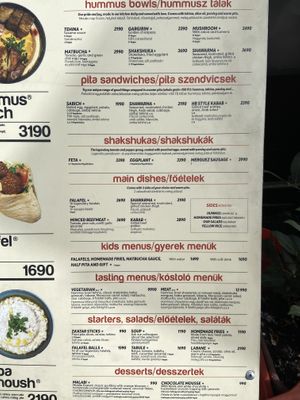   at Hummus Bar - Bartok in Budapest