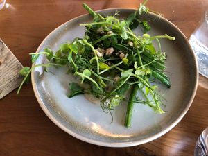 Green beans at The Dunvegan in Isle Of Skye