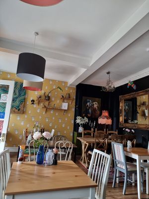 Interior at Passey's Coffee Company in Edinburgh