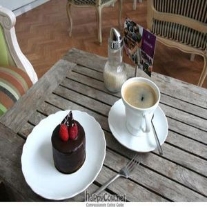 vegan chocolate tarte - yummy at Princess SchokoBar in Munich