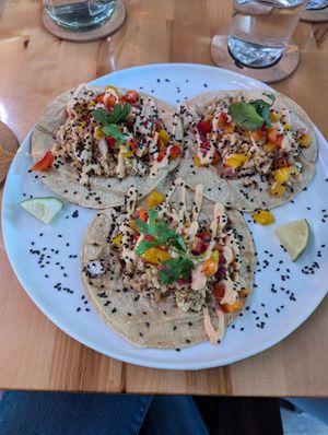 Asian tacos at Roots Inn & Kitchen in Sister Bay