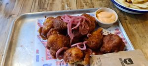 Cauliflower wings at BrewDog - Canary Wharf in East London