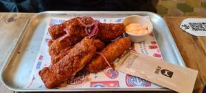 Seitan wings at BrewDog - Canary Wharf in East London