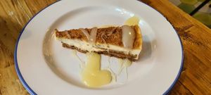Biscoff cheesecake at BrewDog - Canary Wharf in East London