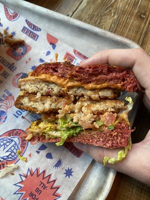 Impossible Double Cheeseburger   at BrewDog - Canary Wharf in East London