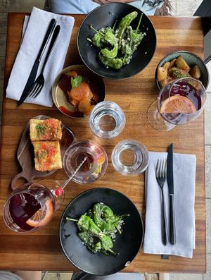 Overview of all the tapas at Iberico in Uppsala