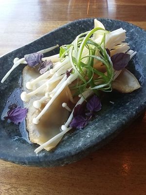 Saquitos fritos (mushrooms and truffle) at Iberico in Uppsala