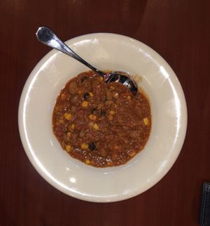 Try the vegan chili at Brooksy’s.  It’s made in house and has just the right balance of flavor with a spicy finish.  Highly recommend!! at Brooksy's in Las Vegas