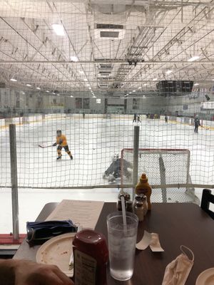 View of the ice rink at Brooksy's in Las Vegas