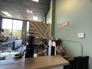 Behind the bar at Revive Juice & Coffee Bar in Branson