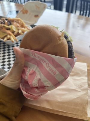   at Burger Crush in Victoria