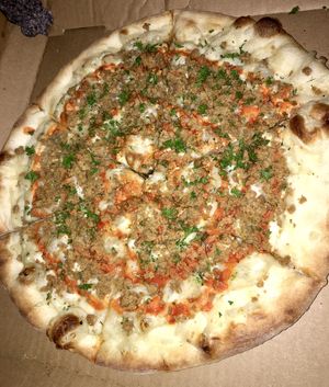 Vegan Buff Chick at Dimo's Pizza in Chicago