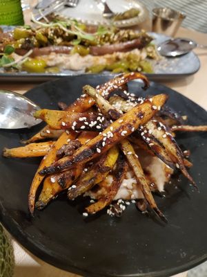 Coffee carrots at Bloom in Chicago