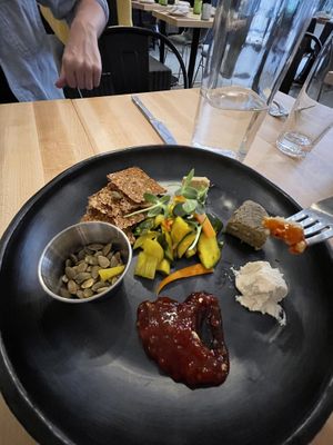 Cheese platter at Bloom in Chicago