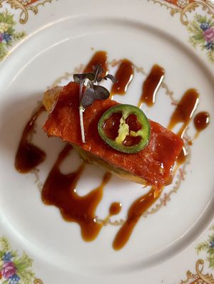 Sundried Tomato Sashimi  at Bloom in Chicago