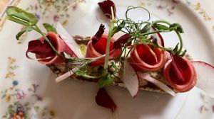 Almond Truffle Tart  at Bloom in Chicago