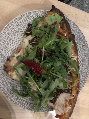 Mush flatbread   at Bloom in Chicago