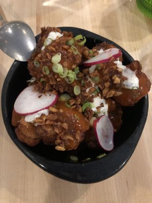 Buffalo cauliflower   at Bloom in Chicago