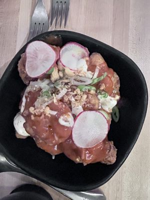 Buffalo cauliflower  at Bloom in Chicago