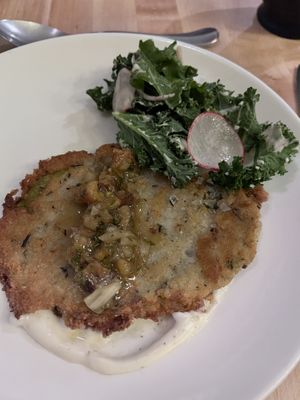 Cactus schnitzel  at Bloom in Chicago