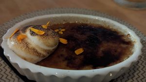 Creme Brulee  #Veganuary at Bloom in Chicago