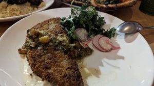 Cactus Schnitzel  #Veganuary at Bloom in Chicago